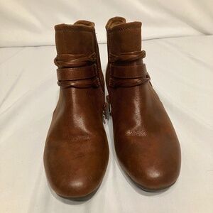 Rebound ankle Booties Brown Preowned Women's 7 women